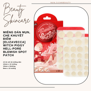 Miếng dán mụn, che khuyết điểm Witch Piggy Hell-Pore Blemish Spot Patch
