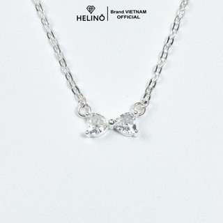 (HẾT HÀNG) Dây chuyền bạc nữ HELINO hình nơ đá nhỏ xinh xắn C29