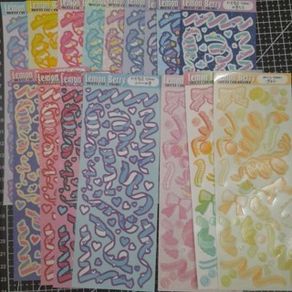[Xả] sticker decor đế nhựa lấp lánh (1 TẤM)