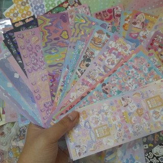 Sticker decor đế nhựa lấp lánh