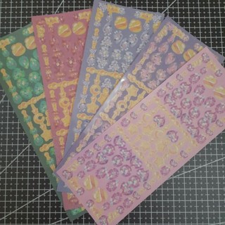 [Xả] sticker decor đế nhựa lấp lánh (1 TẤM)