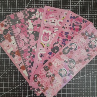 [Xả] sticker decor đế nhựa lấp lánh (1 TẤM)
