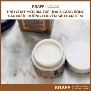 Mặt nạ ngủ Men Bia (Sleeping mask) - Phiên bản mới tăng cường dưỡng trắng