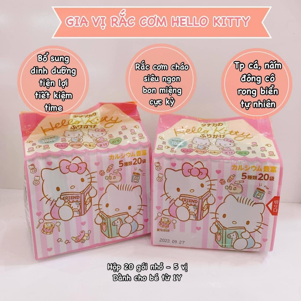 Gia Vị Rắc Cơm Hello Kitty Nhật Bản Rắc Cơm Rắc Cháo