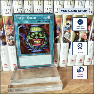 Thẻ bài yugioh chính hãng Pot of Greed –Common