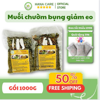 Muối Thảo Dược Chườm Bụng Sau Sinh 1000g - Giảm Vòng Eo Săn Chắc cơ thể giảm eo an toàn .