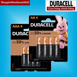 Pin AA , AAA Duracell Coppertop Alkaline Cao Cấp Siêu Bền