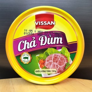 Vissan - hộp 150g - chả đùm / steamed ground beef patty