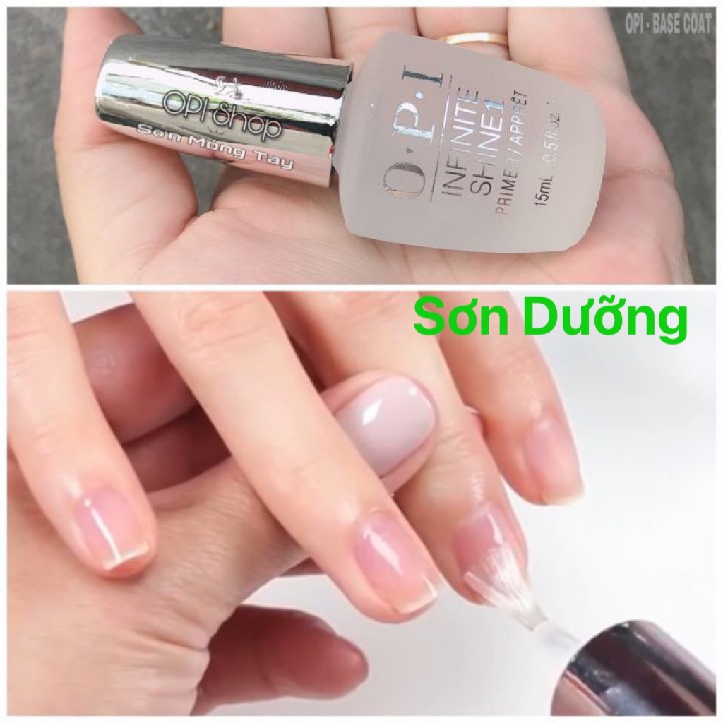SƠN BÓNG VÀ DƯỠNG GEL LẠNH NẮP BẠC OPI