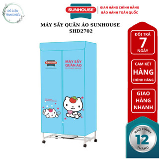Tủ sấy quần áo SUNHOUSE SHD2702 - Bảo hành chính hãng 12 tháng
