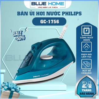 Bàn ủi hơi nước philips gc1756 2000w hàng mới 100% chính hãng 100%