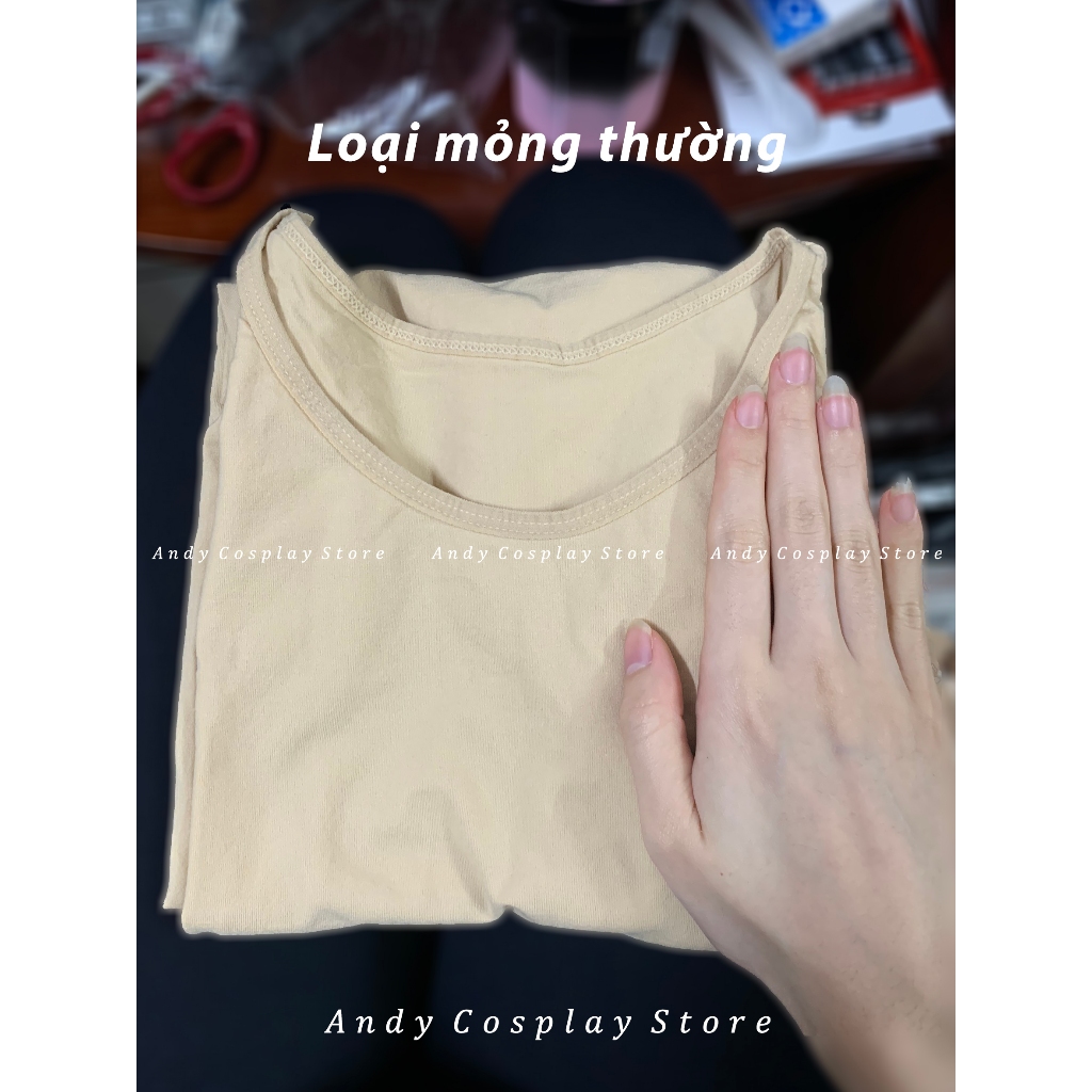 [CÓ SẴN] Áo mỏng ôm body màu da