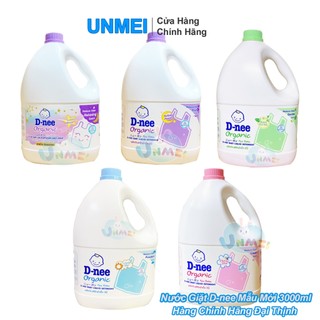  Nước Giặt Quần Áo Trẻ Em An Toàn Cho Da Bé D-NEE 3000ml Đủ Màu Xanh Dương Xanh Lá Tím Hồng Tím Sweet Dream 