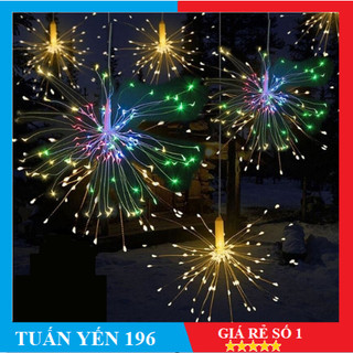🌟 Bộ dây 5 chùm 2 tầng đèn Led hoa Bồ công Anh  firework 300 bóng nhiều màu🌟