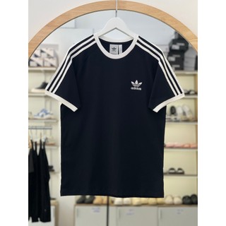 Áo Thun ADIDAS 3 Sọc Adicolor Màu Đen Trắng Hàng Chính Hãng
