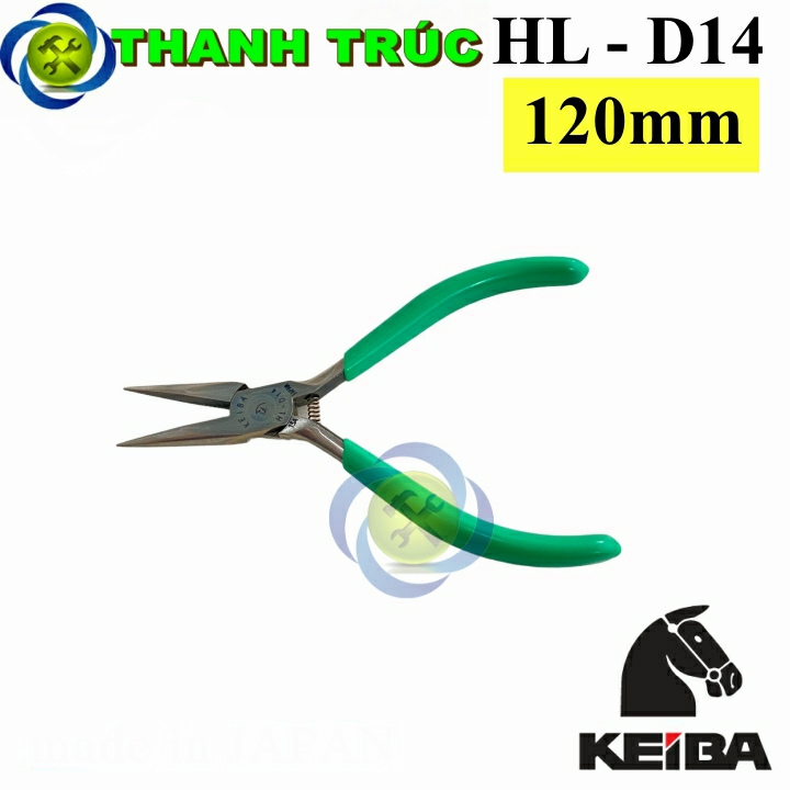 Kìm nhọn dài 120mm Keiba HL-D14 Nhật Bản