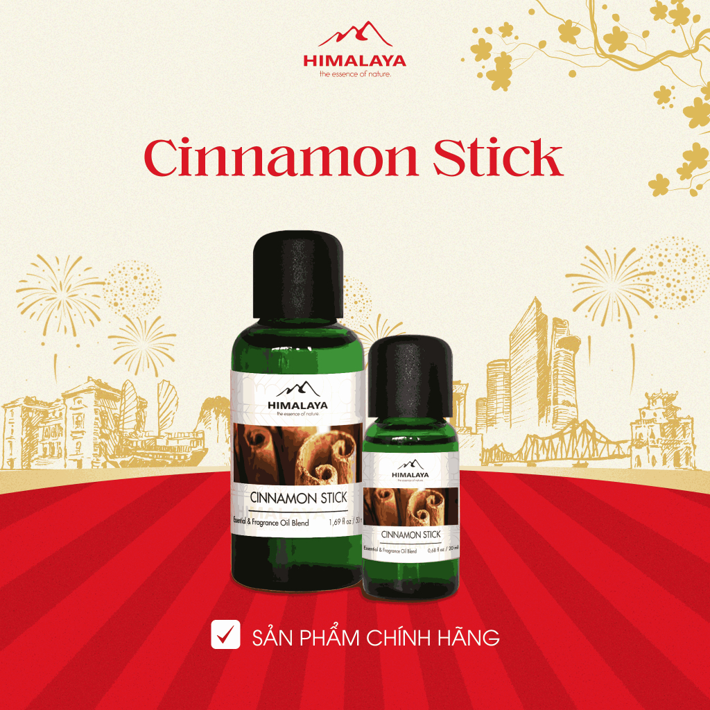 Tinh dầu Himalaya hương hỗn hợp Cinnamon Stick 20ml/50ml