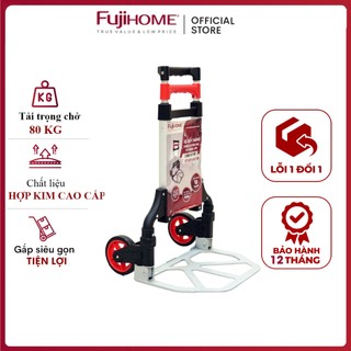 Xe đẩy hàng 2 bánh gấp gọn nhập khẩu Fujihome HT280 tải trọng chở 80kg xếp gọn