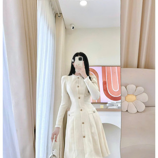 Váy dạ tweed đuôi cá