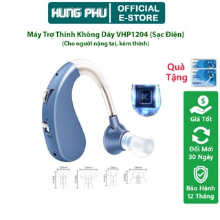 Máy Trợ Thính Không Dây Cao Cấp VHP1204 và VHP220, Tai Nghe Trợ Thính Người Già Đeo Vành Tai
