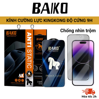  Kính cường lực KINGKONG BAIKO độ cứng 9H siêu mượt siêu bền cho lph 15 14 13 12 11 7 8 Plus Xr X XS
