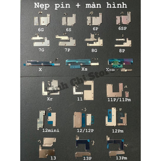 Nẹp chân pin, màn hình kèm ốc 6-13prm