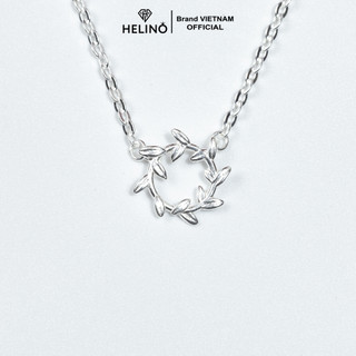Dây chuyền bạc nữ HELINO, Wearth Necklace, hình nguyệt quế nữ tính, thanh lịch C26