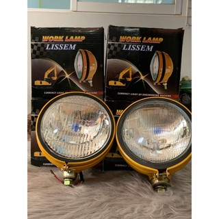 Đèn xe cuốc tròn