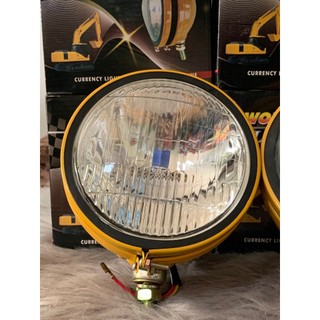 Đèn xe cuốc tròn