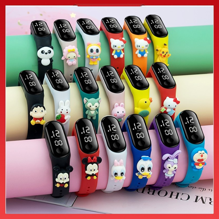 Đồng Hồ Trẻ Em ZGO DISNEY Silicon, Đồng Hồ Điện Tử Thông Minh Cho Các Bé