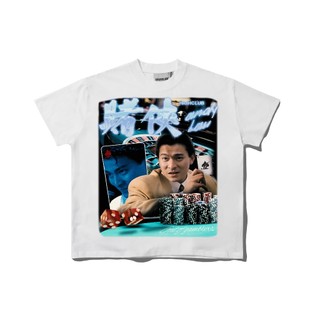 Áo Thun THẦN BÀI tay lỡ cổ tròn  - ĐEN/TRẮNG/ ĐỎ- unisex - HIGHCLUB chính hãng