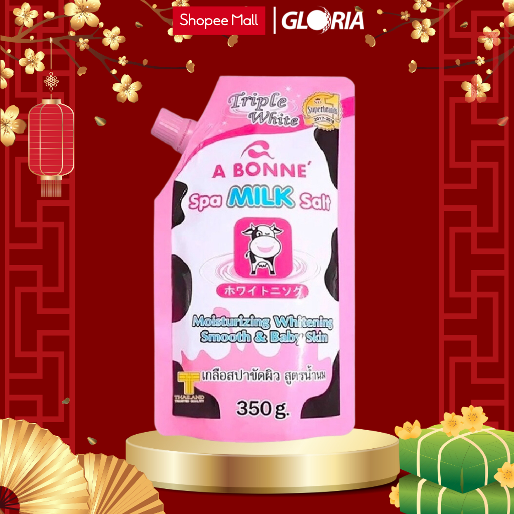 Muối Tắm Sữa Bò Tẩy Tế Bào Chết A Bonne Spa Milk Salt Thái Lan 350gr