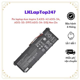 Pin laptop acer aspire 3 a315-42 a315-54, ap18c4k a515-55-59ys a515-54-510j ap19b8k new zin