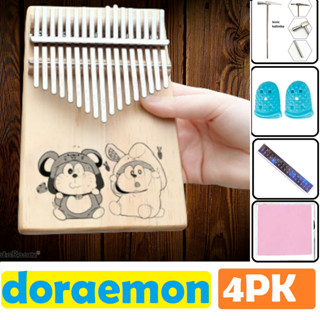 ĐÀN KALIMBA 17 PHÍM DORAEMON tặng Sticker dán đàn kalimba 17 phím 21 phím 34 phím Tonic dễ nhìn tháo dỡ dễ dáng MODEL217