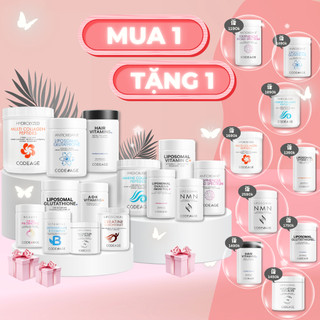  Combo  2 Tặng 1  Trẻ Hóa & Dưỡng Trắng Da Codeage Marine Collagen Multi Collagen Glutathione Codeage NMN Codeage 