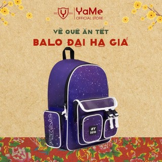 Balo Nam Nữ Thời Trang Đi Học, Đựng Laptop Thương Hiệu Y2010 Big Ngân Hà Space Ver1 20459 |YaMe|