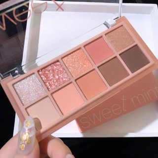 Bảng phấn mắt sweet mint 10 ô nhũ lỳ lâu trôi