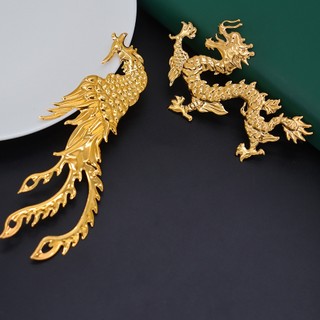 1 phiến nguyên liệu hình rồng hoặc phượng lẻ bên dùng làm trâm trang sức cổ trang cosplay NL1289