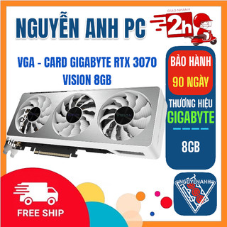 Vga gigabyte rtx 3060ti , 3070 vision 8gb đã sử dụng - bh 3 tháng
