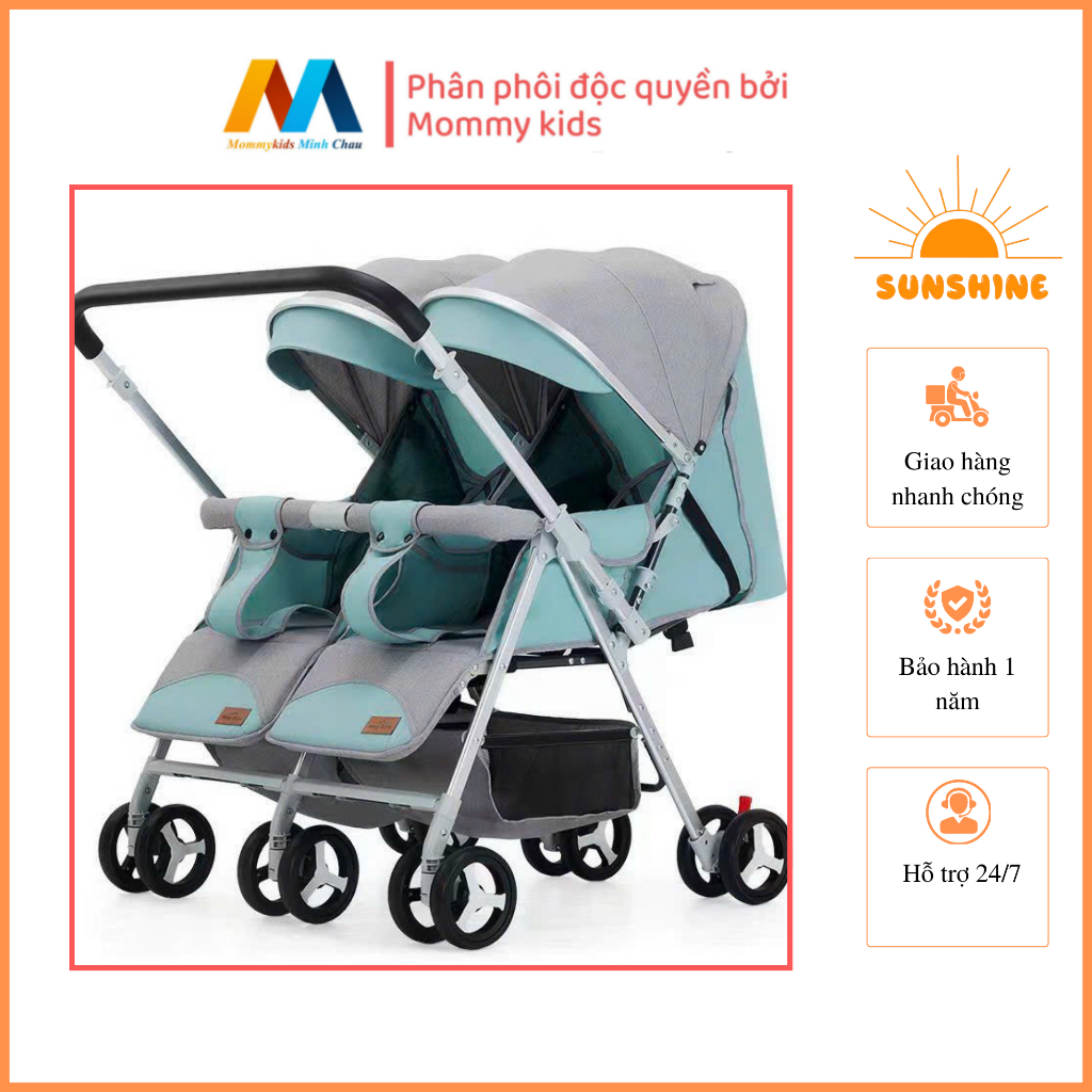 XE ĐẨY ĐÔI  ĐA NĂNG 2 CHIỀU CHO BÉ