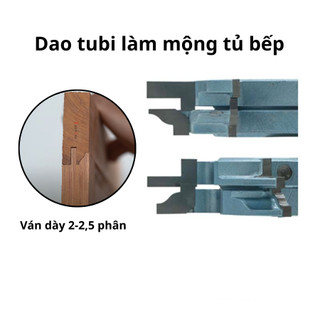 Bộ dao tubi làm mộng tủ bếp tideway lc220315 - mũi phay gỗ làm mộng tủ bếp
