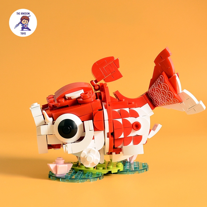 Đồ Chơi Lắp Ráp Linh Vật Kỳ Lân / Tỳ Hưu / Rồng / Cóc Thần Tài / Cá Chép Mô Hình Trang Trí Ngày Tết Phong Thủy Jaki