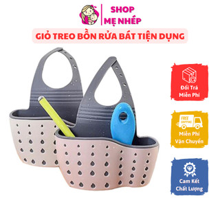 Giỏ treo bồn rửa bát tiện dụng - Giỏ nhựa dẻo đựng đồ ở bồn rửa bát