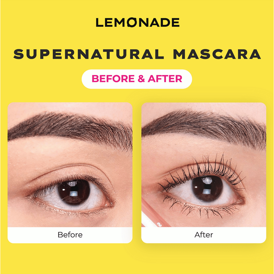 Chuốt Mi Lemonade Tơi Dài Lâu Trôi Soaring Mascara  và SuperNatural Mascara