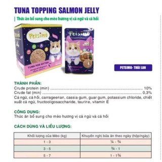 Pate petsimo dành cho mèo 70g date 4/11/2024