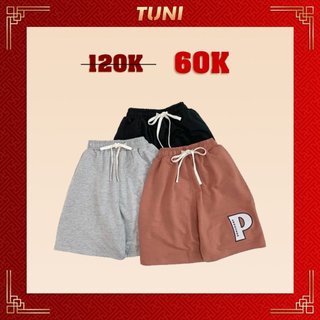 Quần short nam nữ po thun da cá form rộng – tuni store