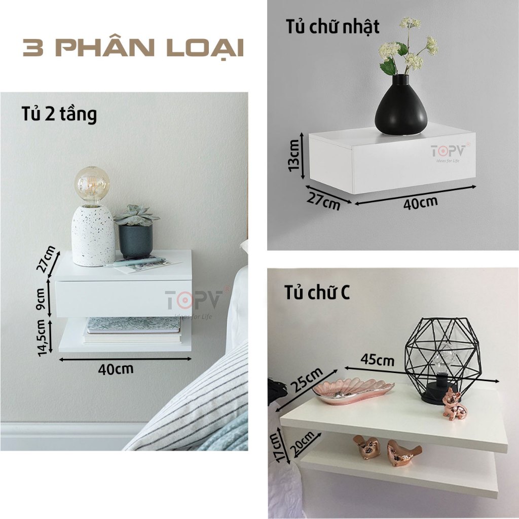 Kệ đầu giườngkèm đèn ngủ sạc không dây thông minh tủ tab đầu giường mini táp decor gỗ để kê phòng ngủ | BigBuy360 - bigbuy360.vn