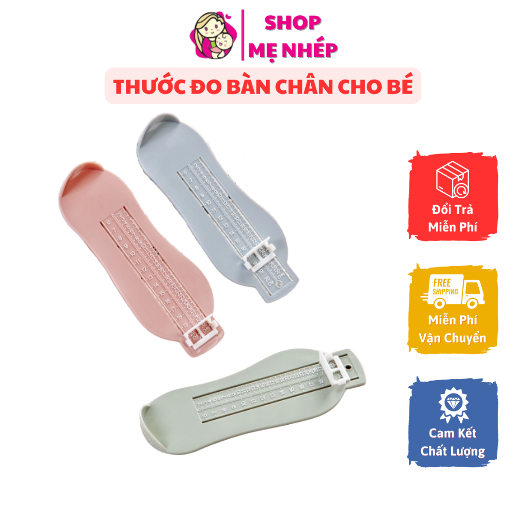 Thước đo bàn chân cho bé
