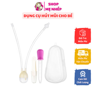 Dụng cụ hút mũi cho bé được làm từ silicon mềm mại, an toàn cho bé
