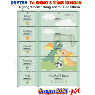 🚀tba shop🚀 tủ nhựa duy tân shino 5 tầng 10 ngăn